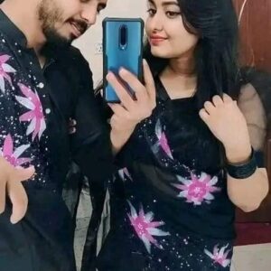Hand Print Sharee Panjabi Couple Set Eid Collection 2025